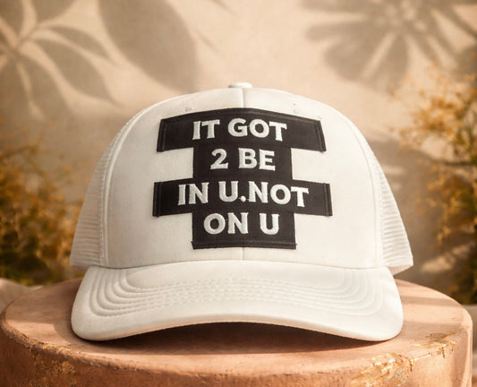 Trucker style cap